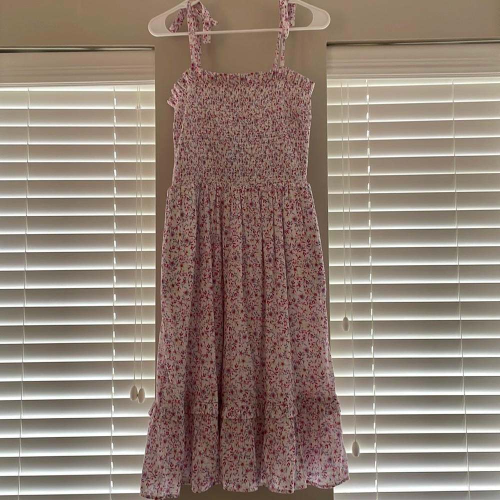 Draper James Floral Smocked Dress